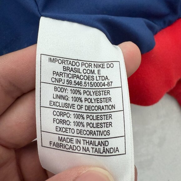 Nike Manchester United Jacket Men S Red Full Zip Windbreaker Line Football Logo - Picture 4 of 14